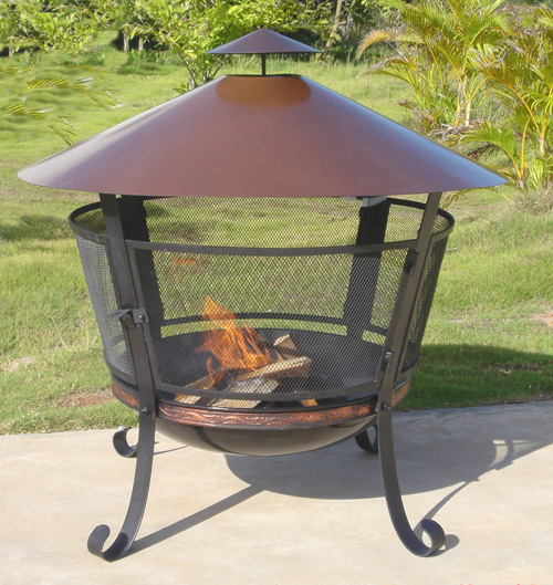 Outdoor-fireplace