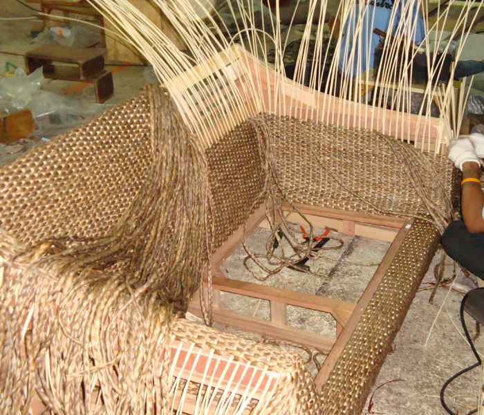 Water Hyacinth Furniture | Plaited Weave | Hand Woven