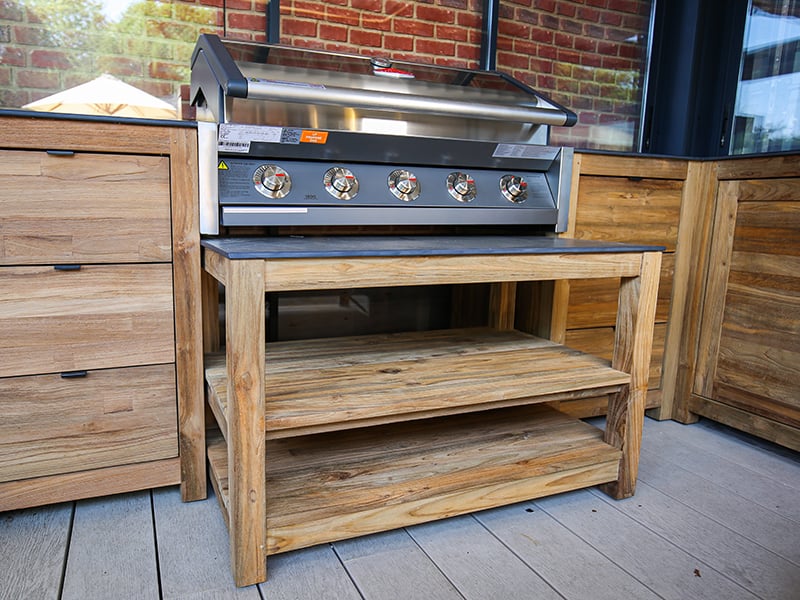 Product photograph of Bbq Table Outdoor Kitchen Unit Bari from The Garden Furniture Centre Ltd