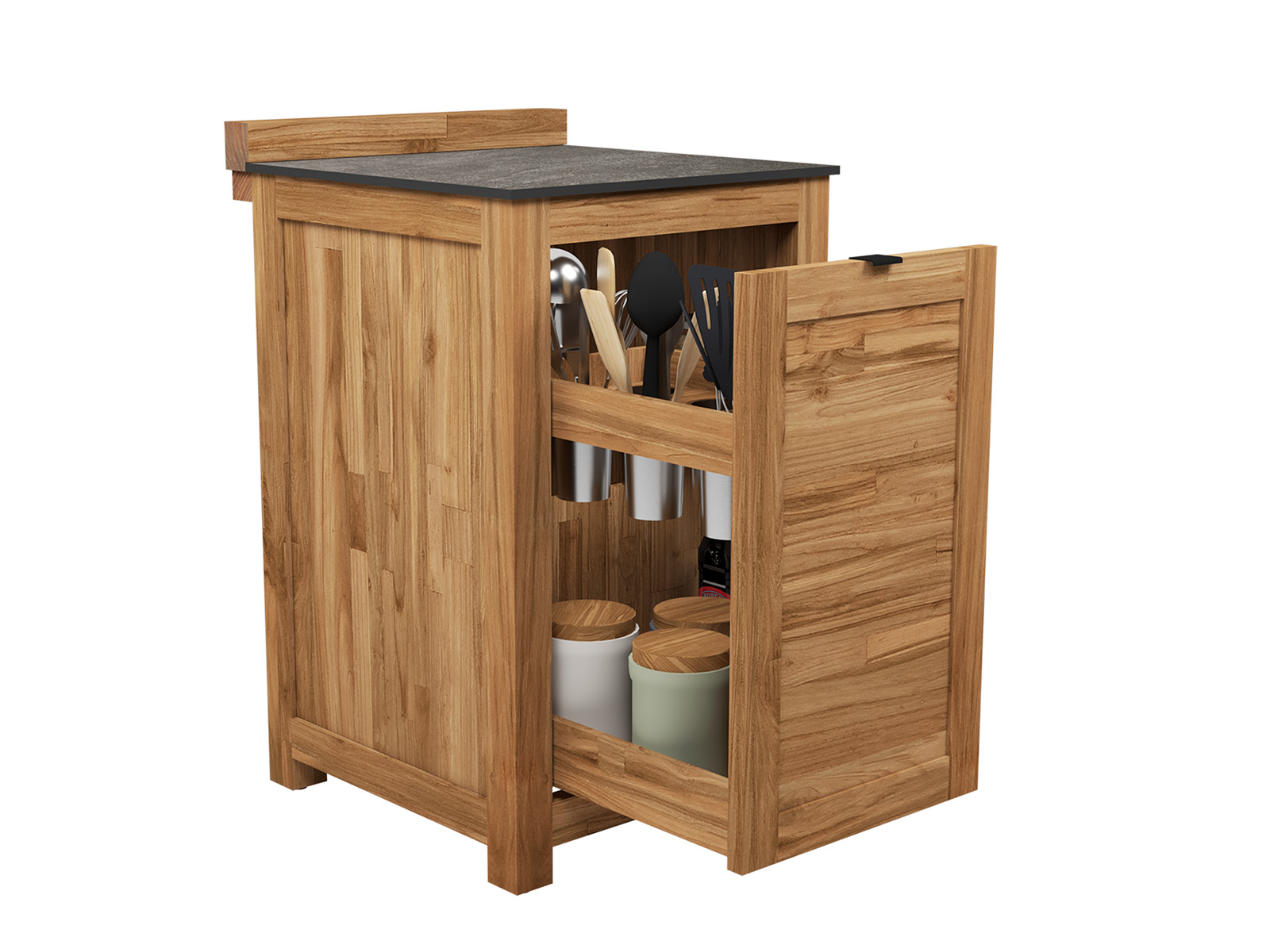 Product photograph of Pull Out Door Unit Outdoor Kitchen Bari from The Garden Furniture Centre Ltd