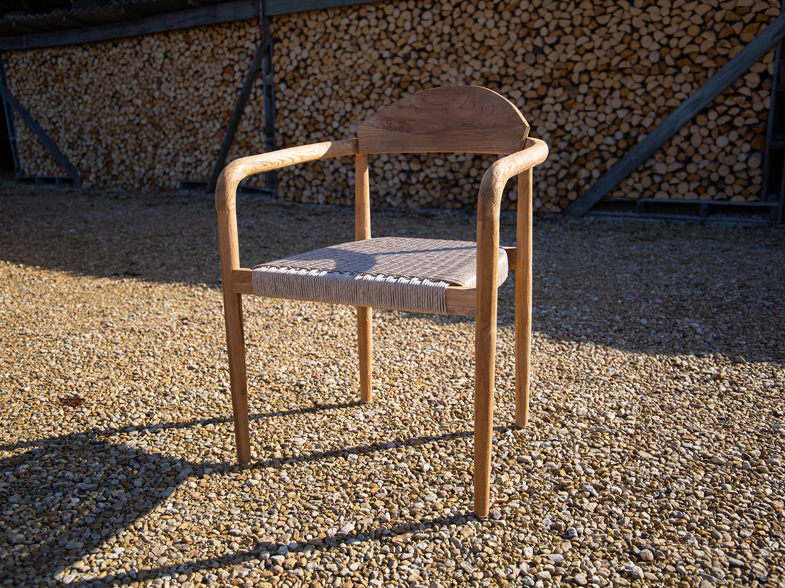 Product photograph of Bella Dining Stacking Chair from The Garden Furniture Centre Ltd