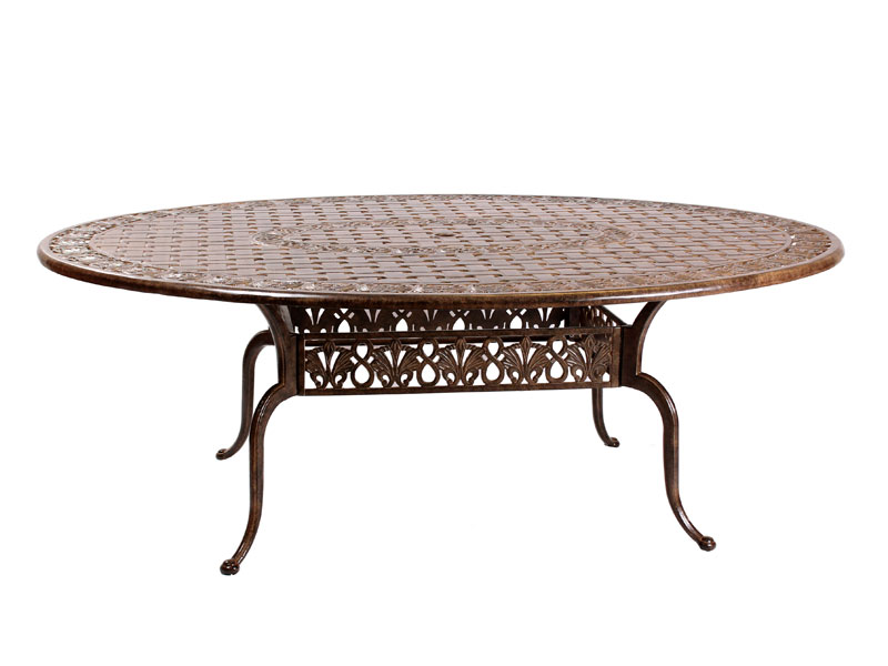 Product photograph of Casino 2m Oval Table from The Garden Furniture Centre Ltd