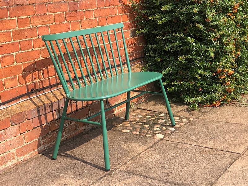 Product photograph of Retro Love Bench from The Garden Furniture Centre Ltd