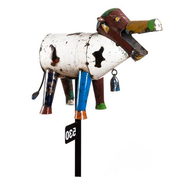 Product photograph of Clarence The Cow Mailbox from The Garden Furniture Centre Ltd