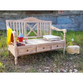 Amabel wooden outlet garden bench