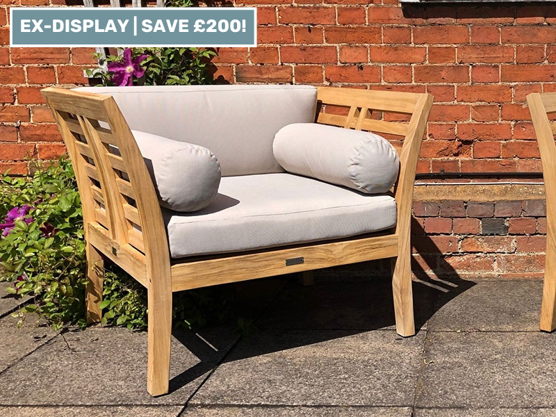 Product photograph of Paris Club Chair Extra Height from The Garden Furniture Centre Ltd