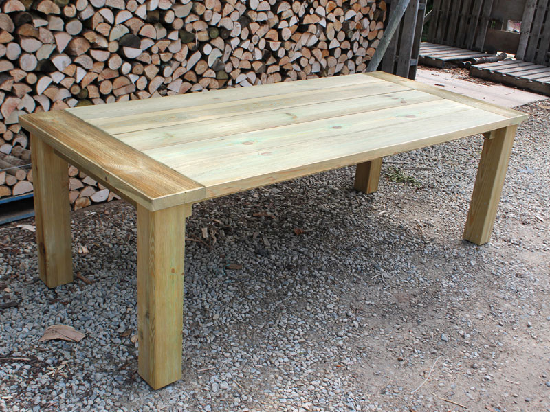 Product photograph of Farmers Table 2 3m from The Garden Furniture Centre Ltd