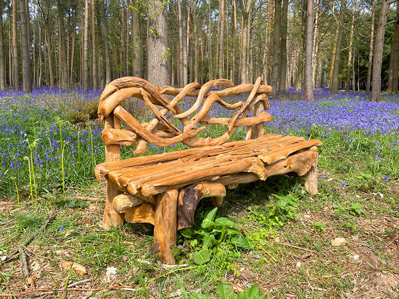 Product photograph of Forest Teak Bench from The Garden Furniture Centre Ltd