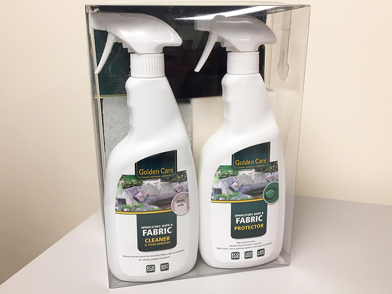 Product photograph of Golden Care 3-in-1 Fabric Maintenance Care-kit from The Garden Furniture Centre Ltd