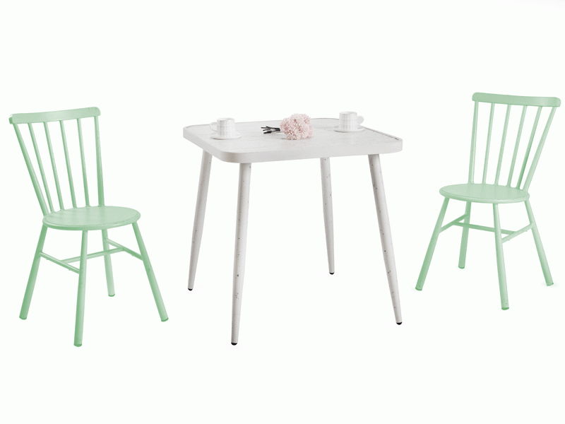 Product photograph of Retro Cafe Set Square from The Garden Furniture Centre Ltd