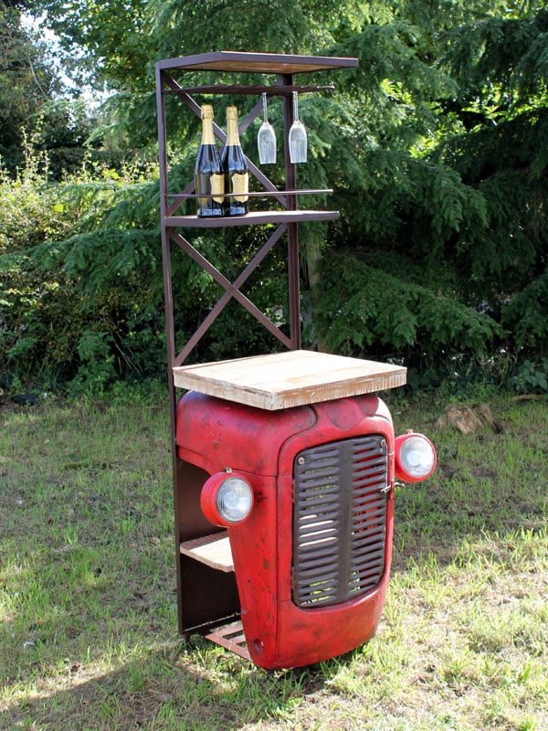 Product photograph of Indian Tractor Bar Counter from The Garden Furniture Centre Ltd