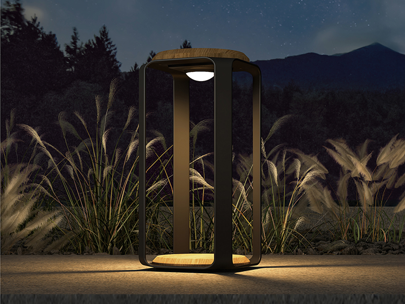 Product photograph of Pegasus Led Solar Lantern Black Large from The Garden Furniture Centre Ltd