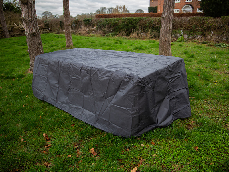 Product photograph of Breathable Rectangular Table Weather Cover Medium Pre-order from The Garden Furniture Centre Ltd