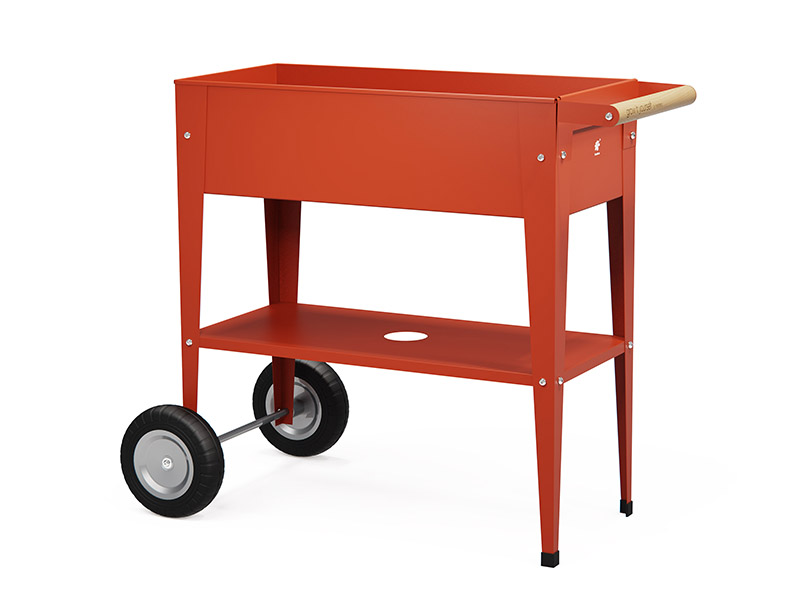 Product photograph of Urban Garden Trolley Red from The Garden Furniture Centre Ltd