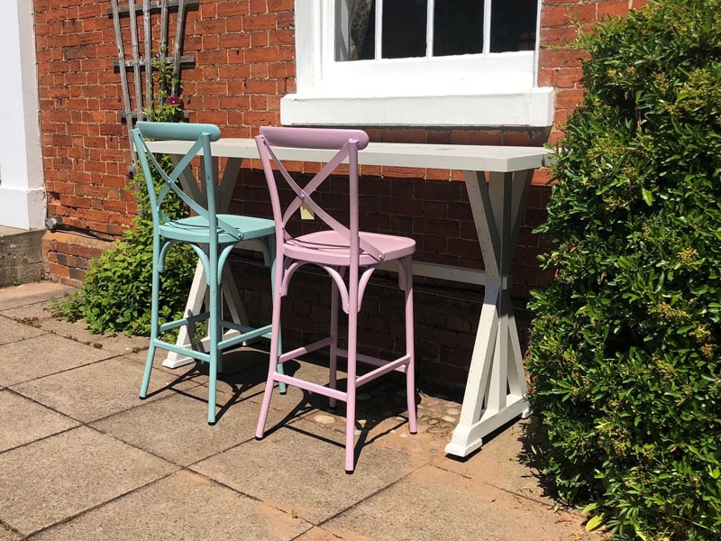 Product photograph of Retro Breakfast Bar Set from The Garden Furniture Centre Ltd