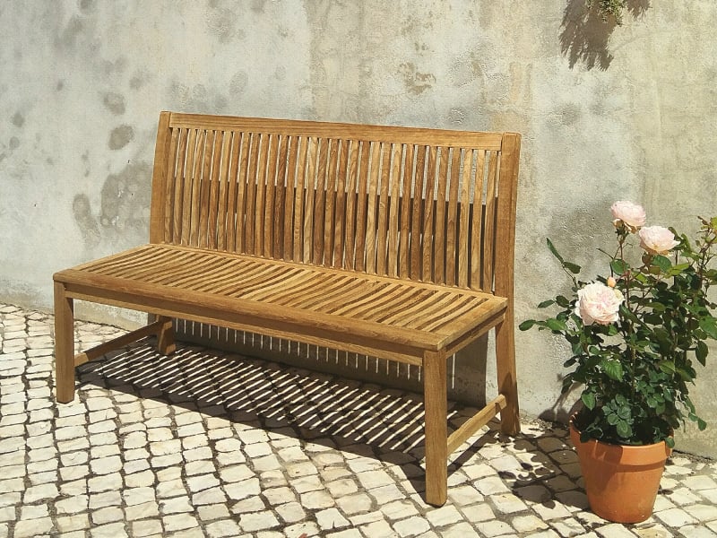 Product photograph of Royal 1 5m Armless Bench from The Garden Furniture Centre Ltd