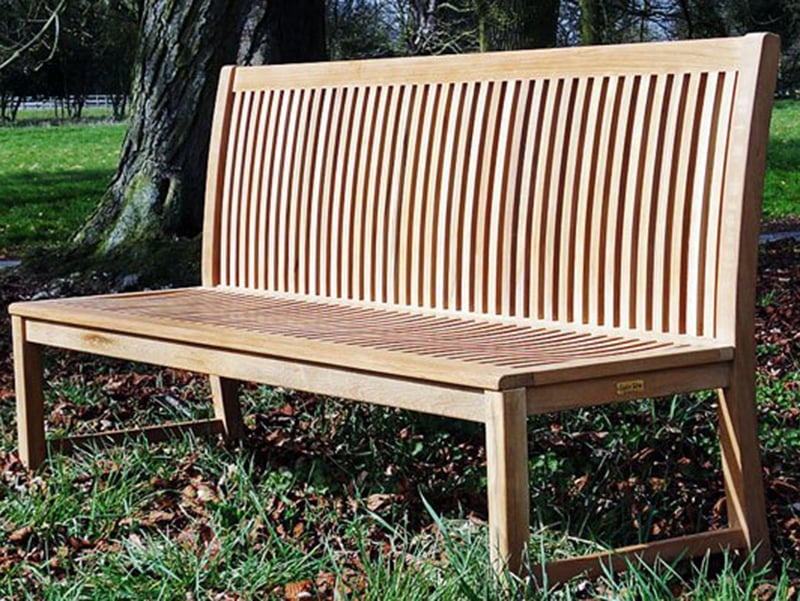 Product photograph of Royal 1 8m Armless Bench from The Garden Furniture Centre Ltd