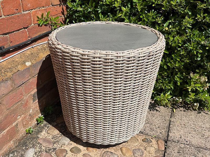 Product photograph of St Tropez Side Table from The Garden Furniture Centre Ltd