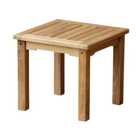 Product photograph of Westminster Teak Side Table from The Garden Furniture Centre Ltd