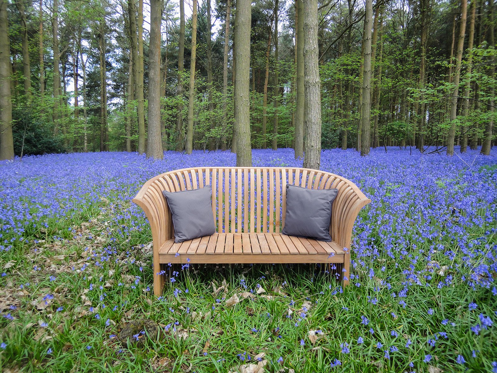 Product photograph of Spring Bench Fsc Certified from The Garden Furniture Centre Ltd