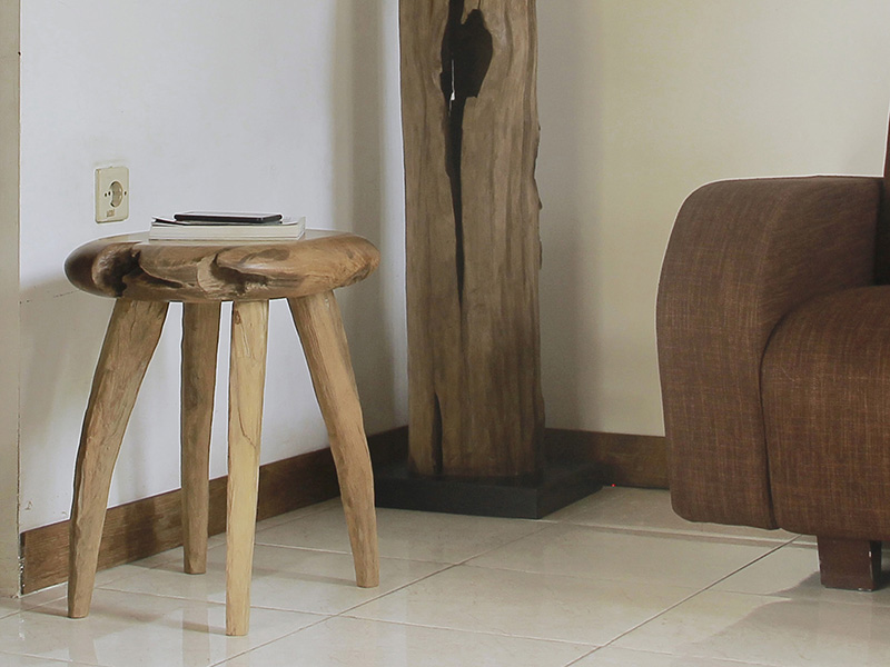 Product photograph of Cambria Four Leg Stool from The Garden Furniture Centre Ltd