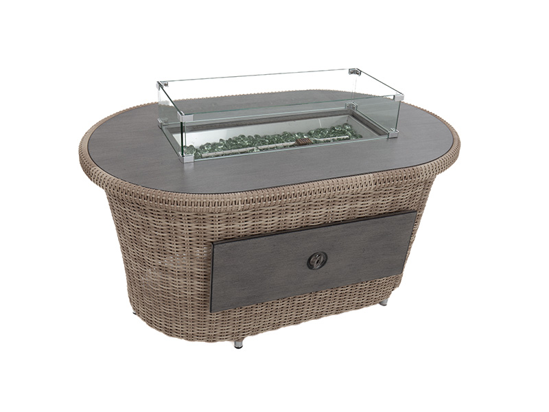 Product photograph of St Tropez Firepit Table from The Garden Furniture Centre Ltd