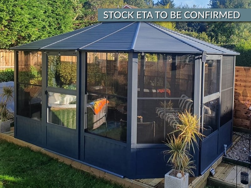 Product photograph of Four Seasons Solarium 12ft X 15ft from The Garden Furniture Centre Ltd