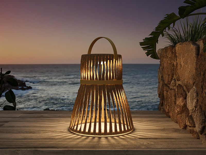 Product photograph of Tiare Led Lantern from The Garden Furniture Centre Ltd