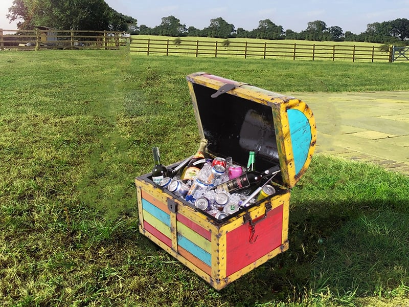 Product photograph of Treasure Chest Drinks Cooler from The Garden Furniture Centre Ltd