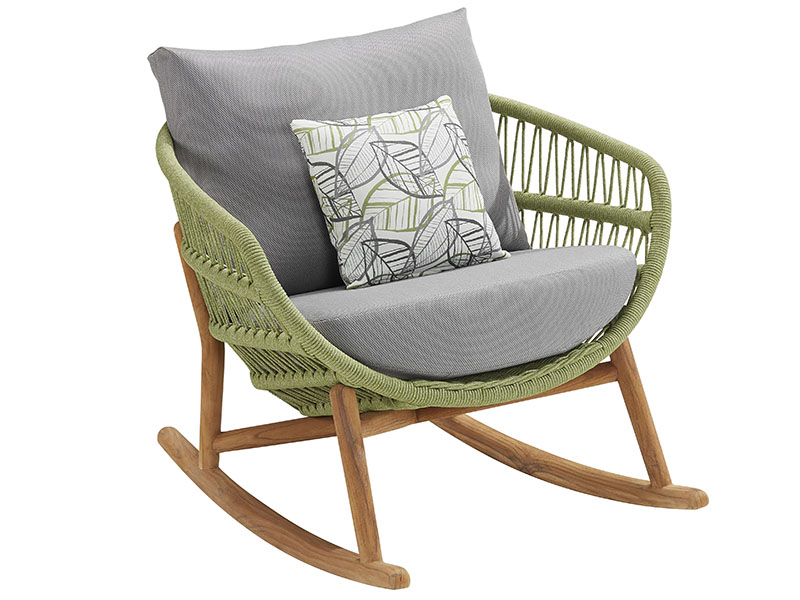 Product photograph of Vasca Rocker Sage Green from The Garden Furniture Centre Ltd